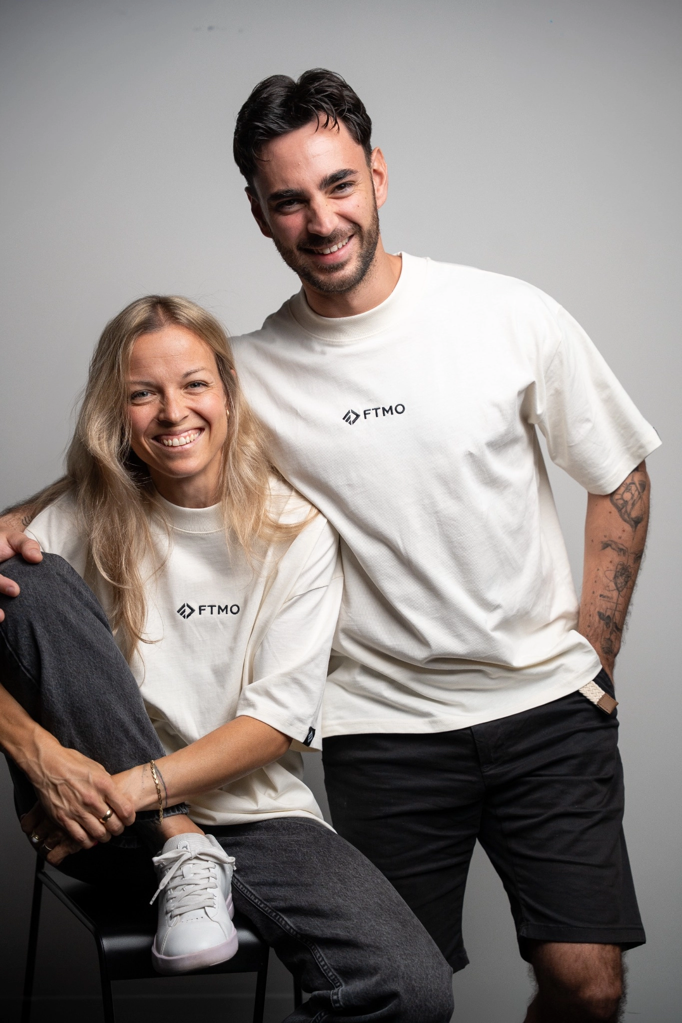 FTMO embroidered logo T-shirt